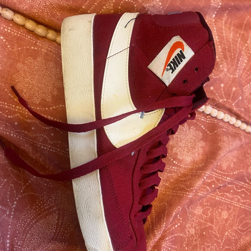 Red rebel Nike blazers!!